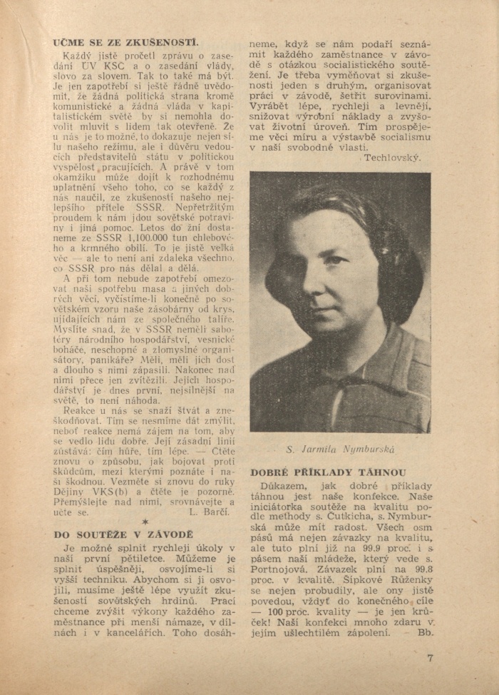 Náhledový obrázek Mira, rok 1951, číslo 4 - 7