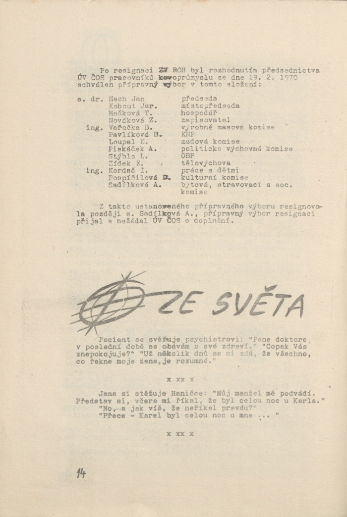 Náhledový obrázek Mládí Tesly, rok 1970, číslo 1 - 16