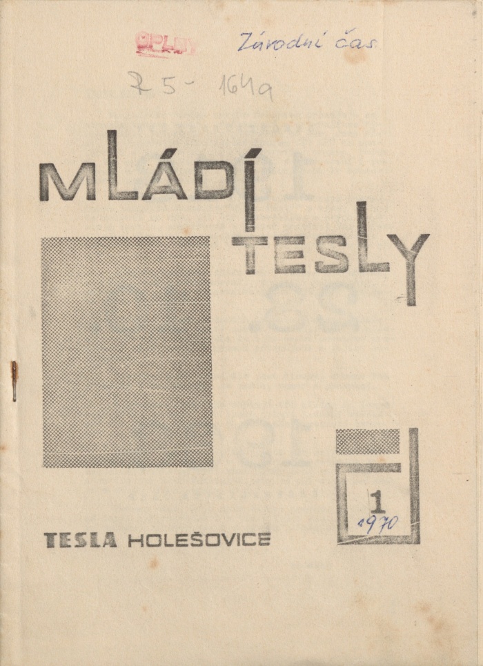 Náhledový obrázek Mládí Tesly, rok 1970, číslo 1 - 1