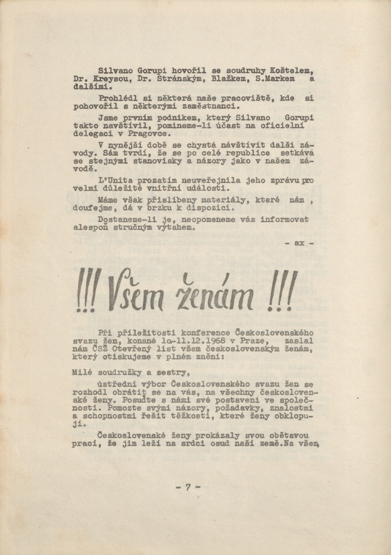 Náhledový obrázek Zpravodaj Tesla Holešovice, rok 1968, číslo 2 - 9
