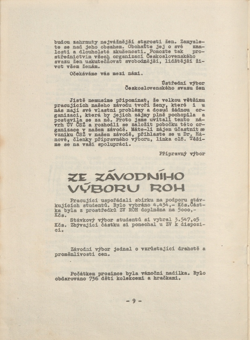 Náhledový obrázek Zpravodaj Tesla Holešovice, rok 1968, číslo 2 - 11