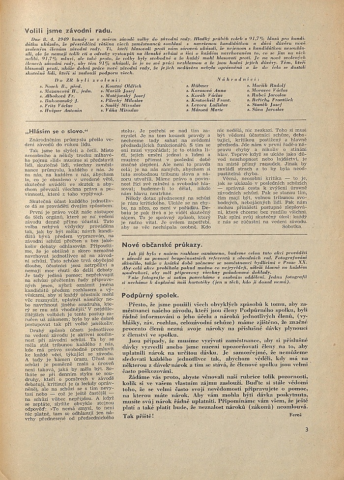 Náhledový obrázek Linka Tesla 12, rok 1949, číslo 1 - 3