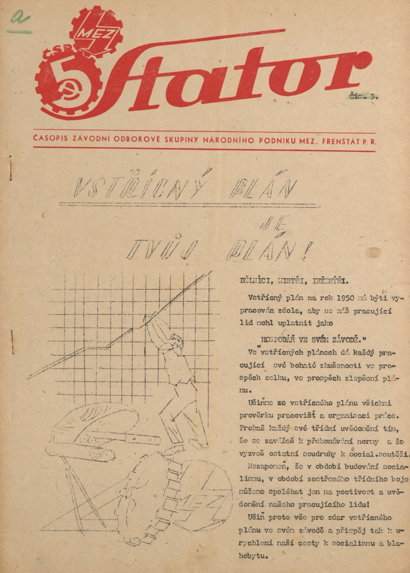 Náhledový obrázek Stator, rok 1950, číslo 3 - 1