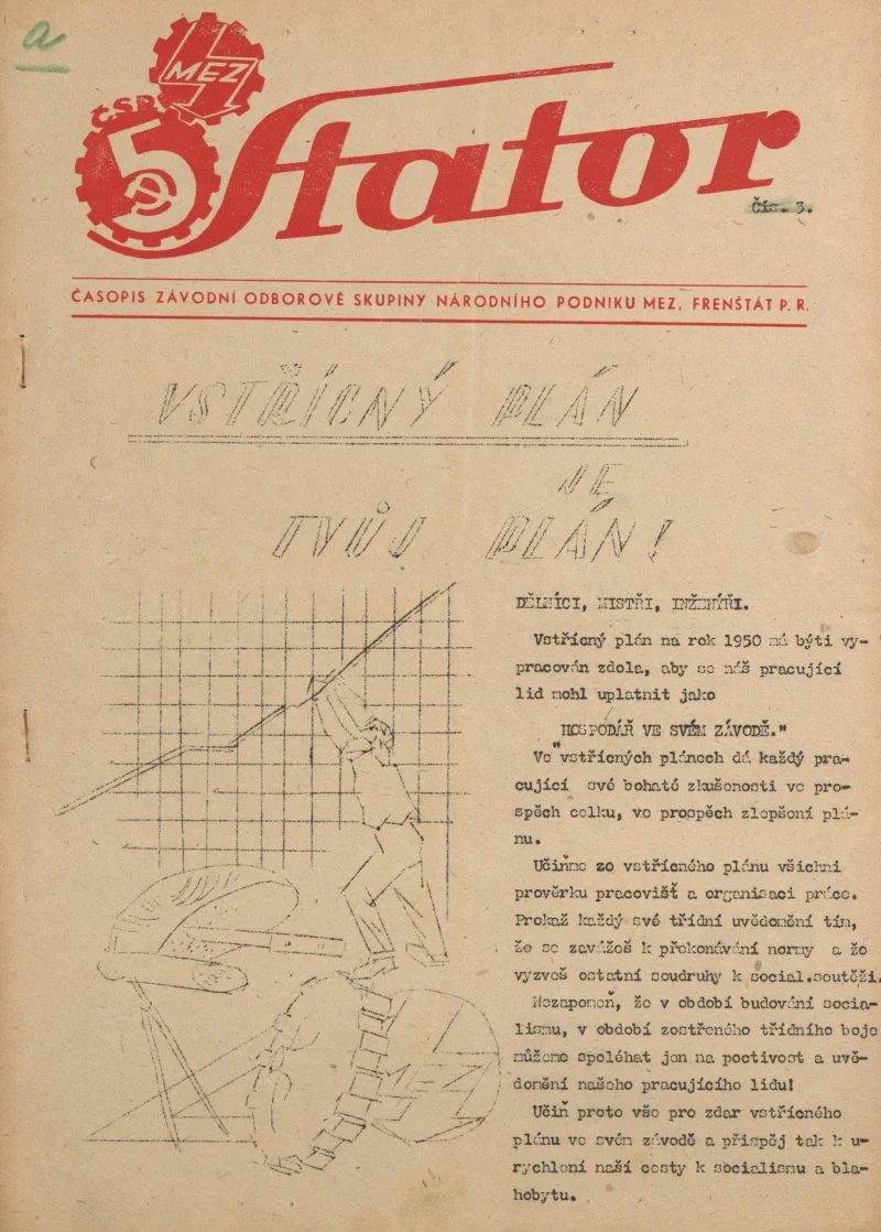 Náhledový obrázek předmětu Stator, rok 1950, číslo 3