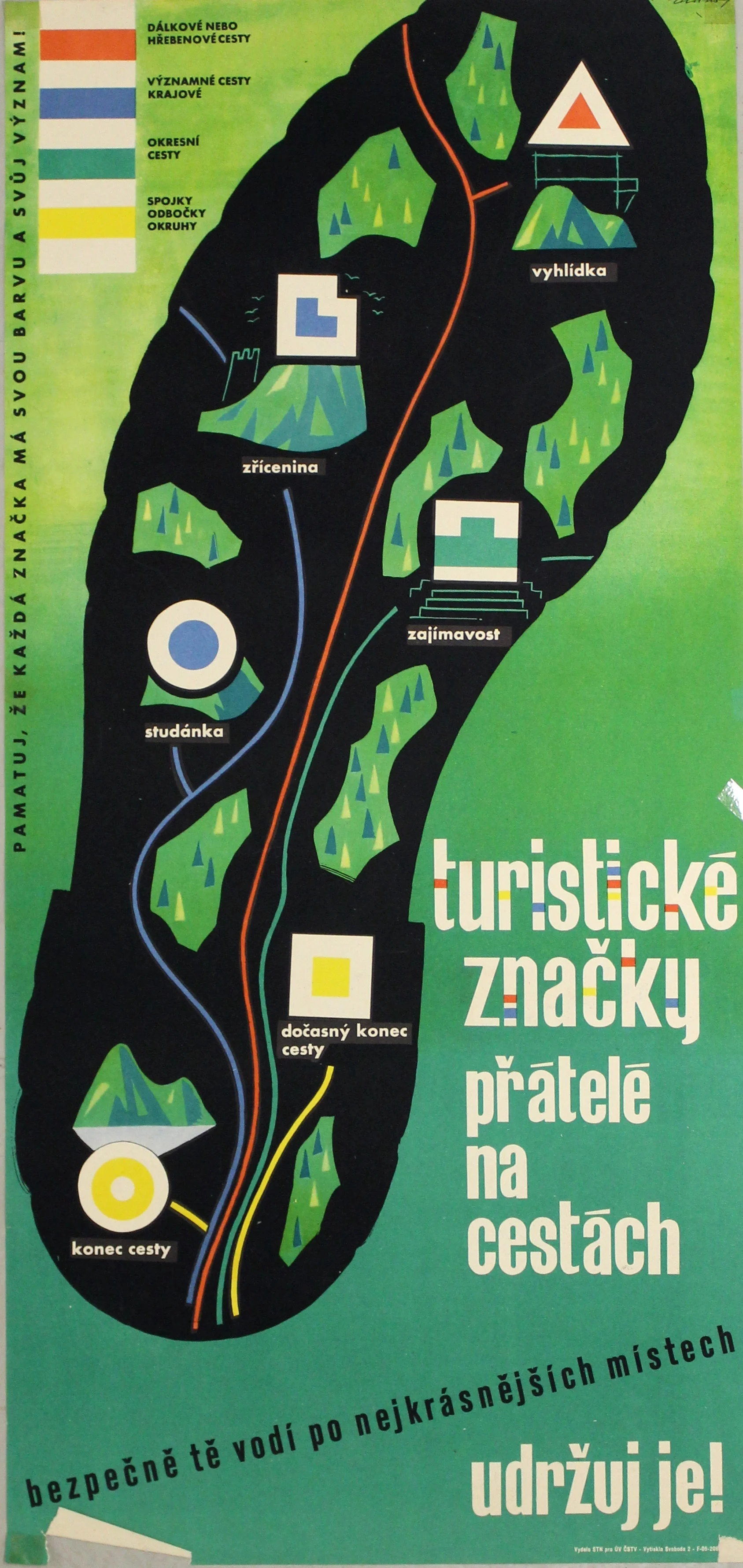 Náhledový obrázek předmětu Turistické značky - přátelé na cestách