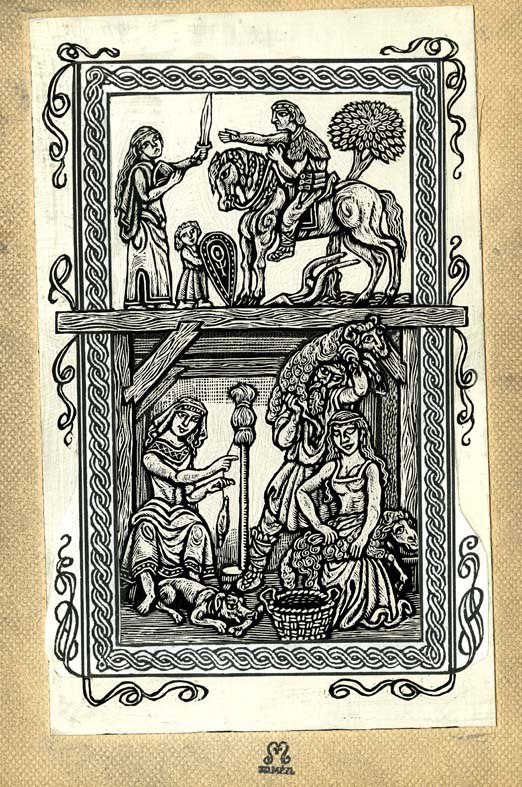 Náhledový obrázek Ilustrace - Pověsti dávných časů - 1