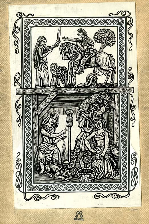 Náhledový obrázek předmětu Ilustrace - Pověsti dávných časů