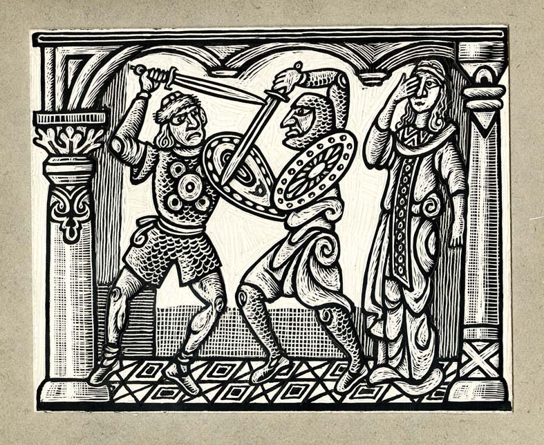 Náhledový obrázek Ilustrace - Pověsti dávných časů - 1