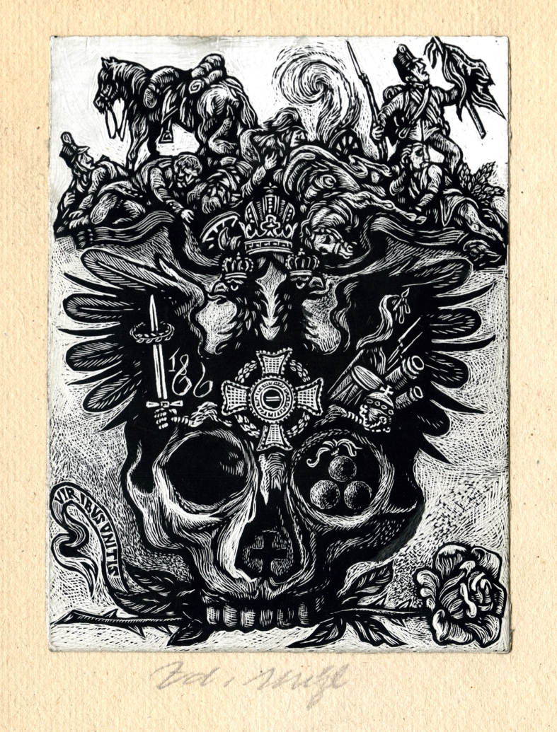 Náhledový obrázek Ilustrace pro titulní list - Post bellum 1866 - 1