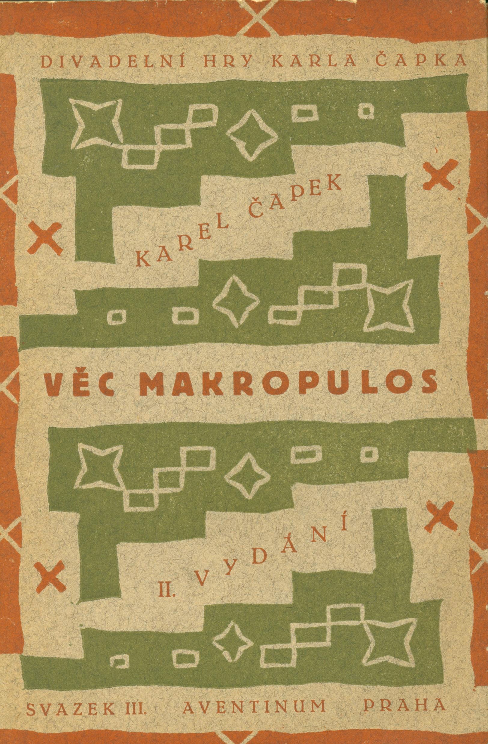 Náhledový obrázek Věc Makropulos - 1