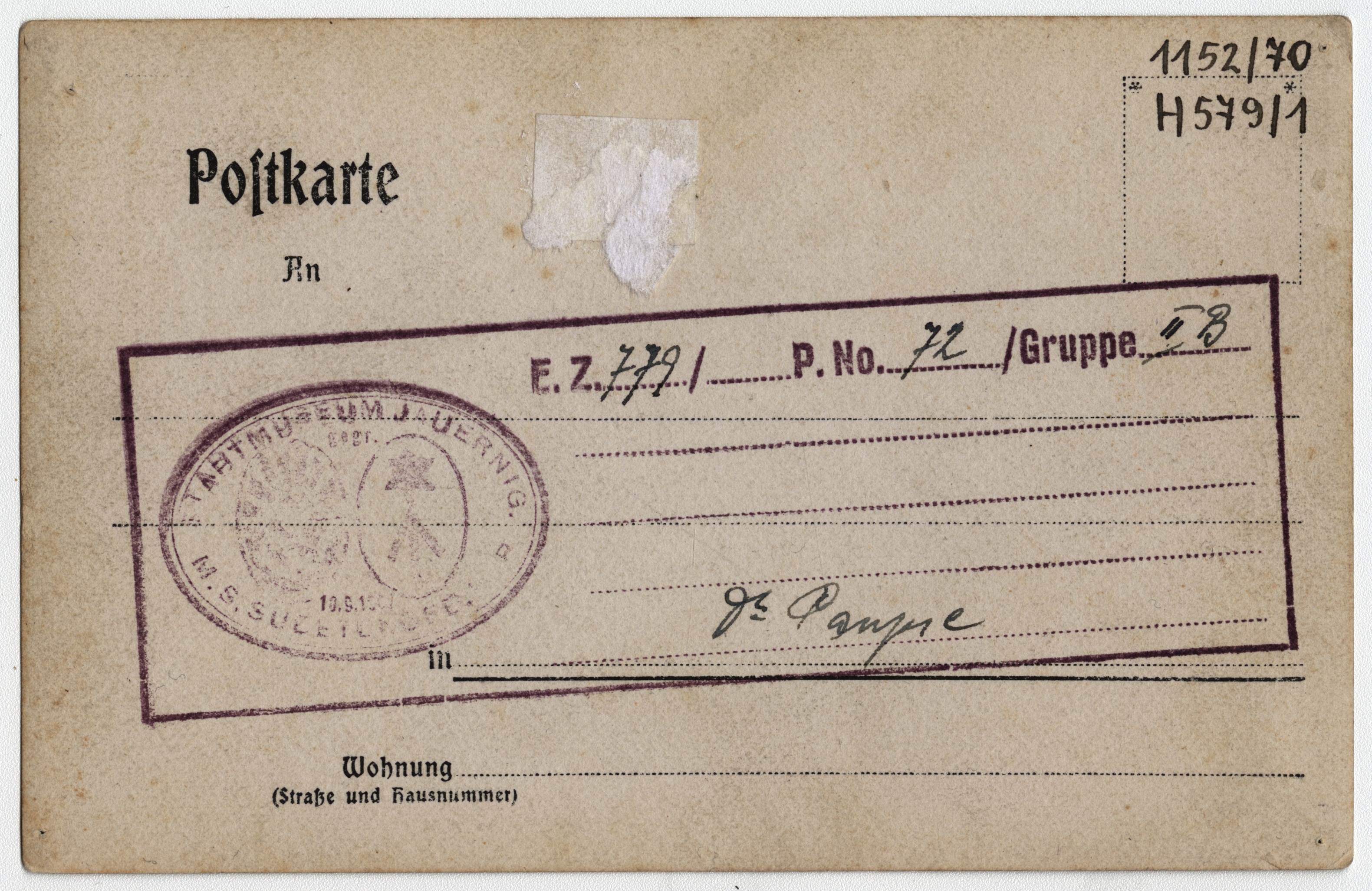 Náhledový obrázek Povodeň r. 1903: Mikulovice (čb. fotografie) - 2