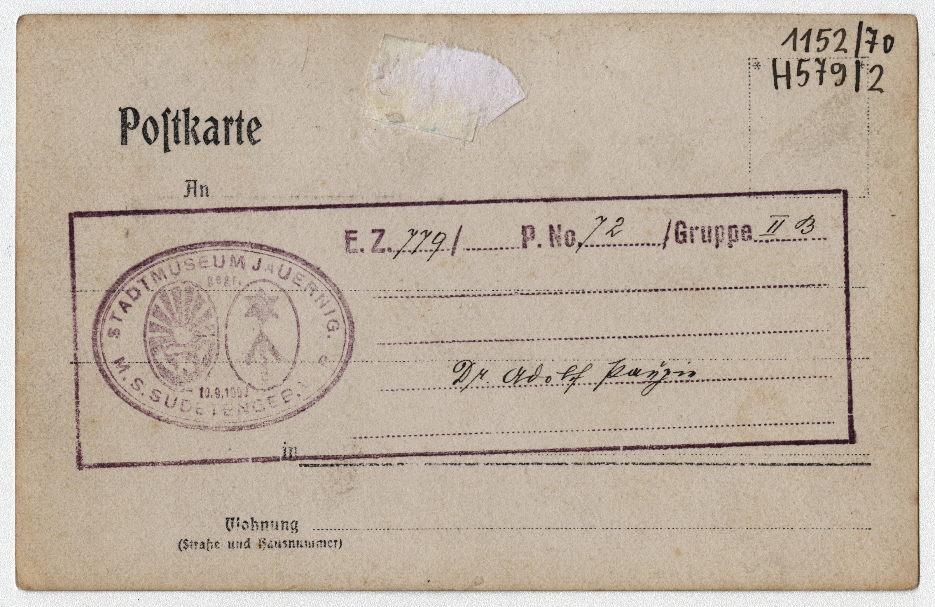 Náhledový obrázek Povodeň r. 1903: Mikulovice (čb. fotografie) - 2