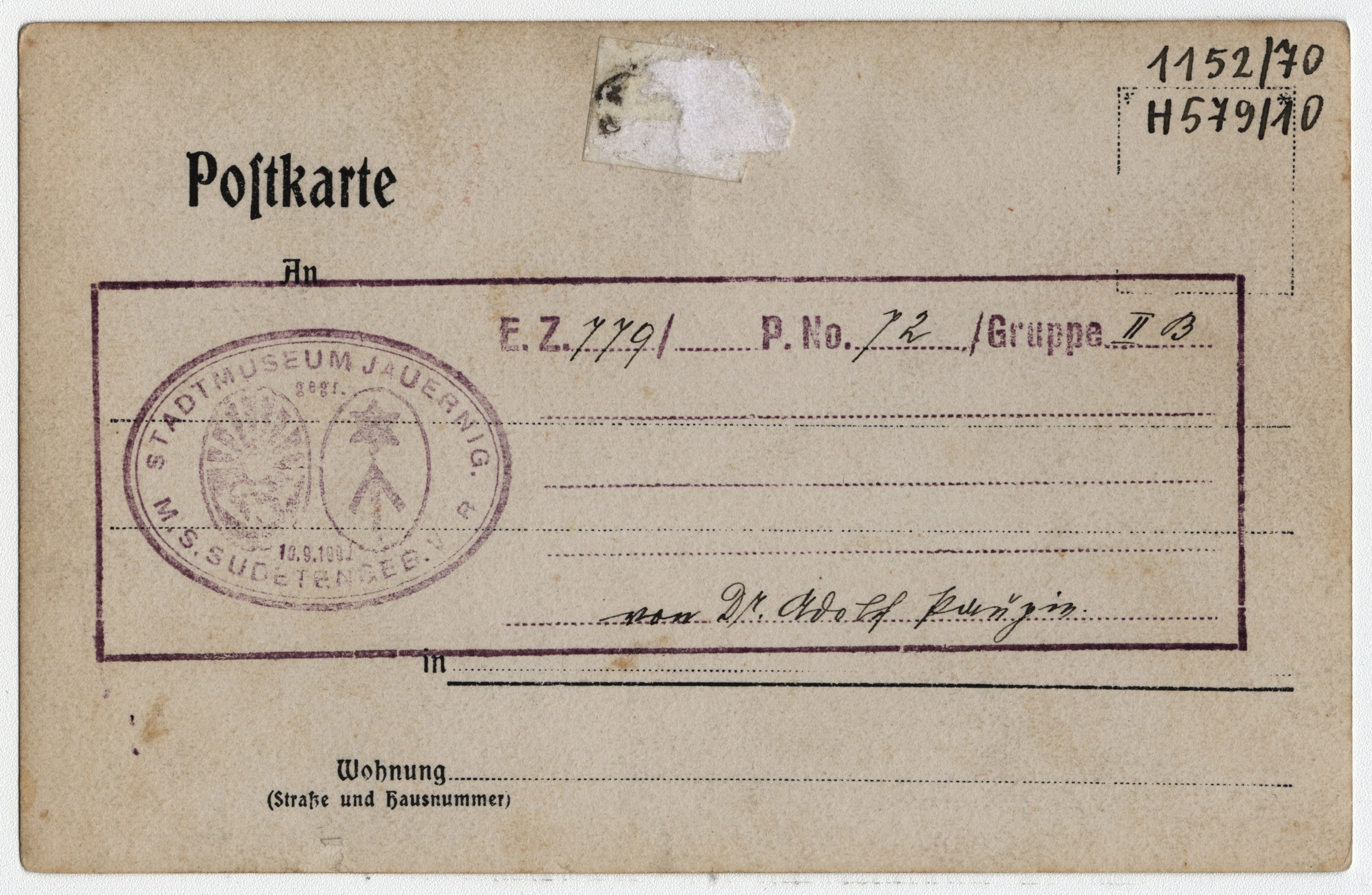 Náhledový obrázek Povodeň r. 1903: Jarnołtówek (čb. fotografie) - 2