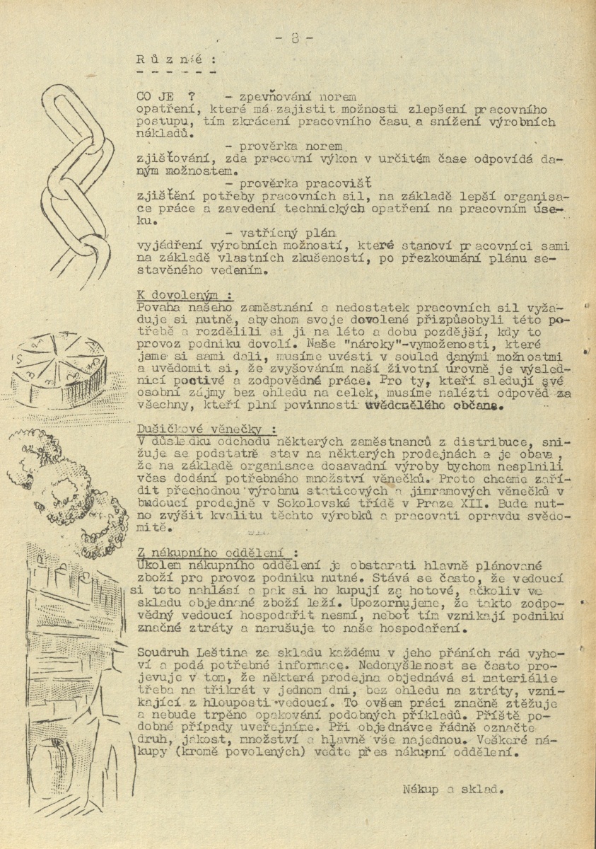 Náhledový obrázek Kvítek, rok 1951, číslo 8 - 8