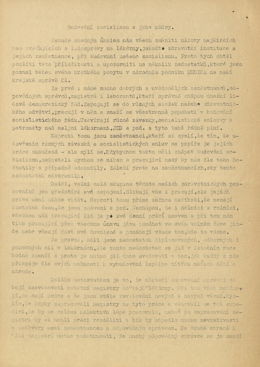 Náhledový obrázek Lék a práce, rok 1951, číslo 1 - 6