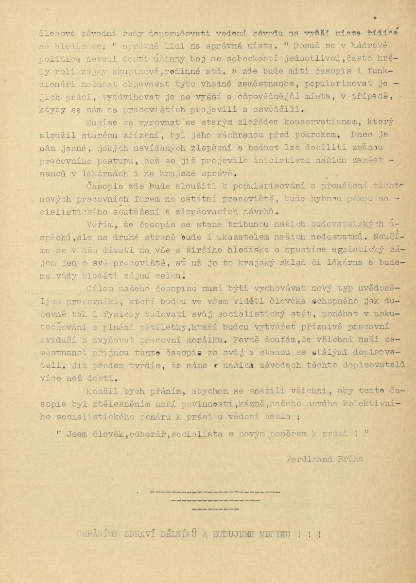 Náhledový obrázek Lék a práce, rok 1951, číslo 1 - 2
