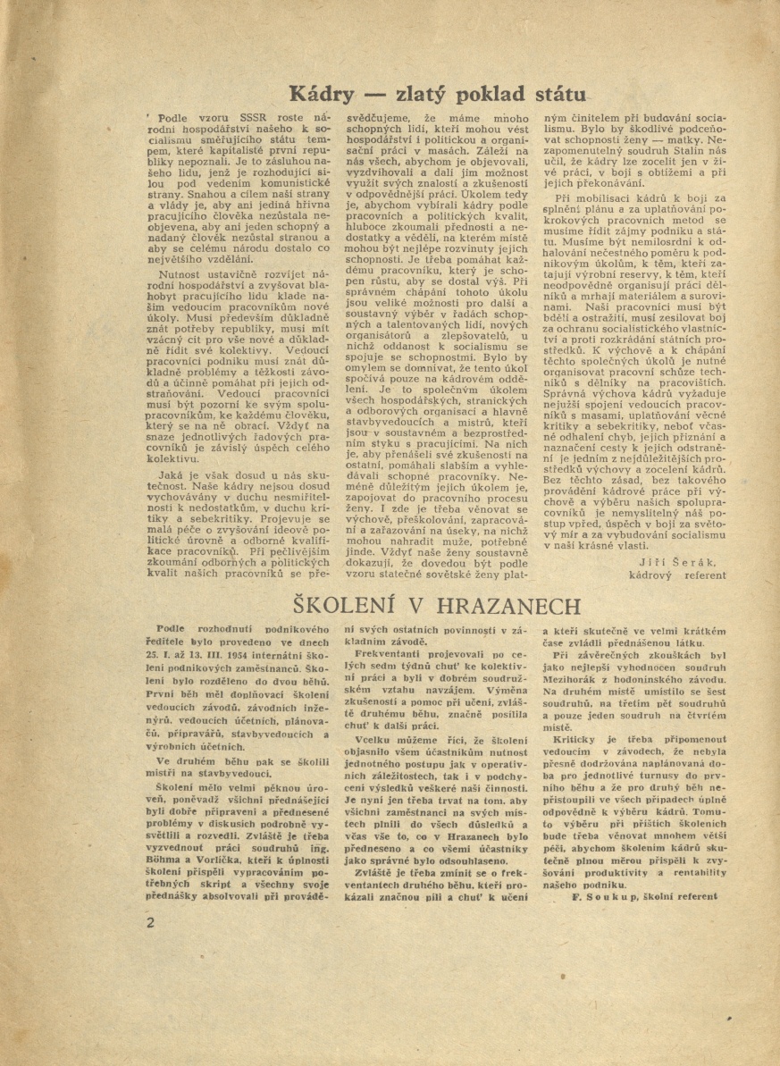 Náhledový obrázek Lesostavby, rok 1954, číslo 1 - 2