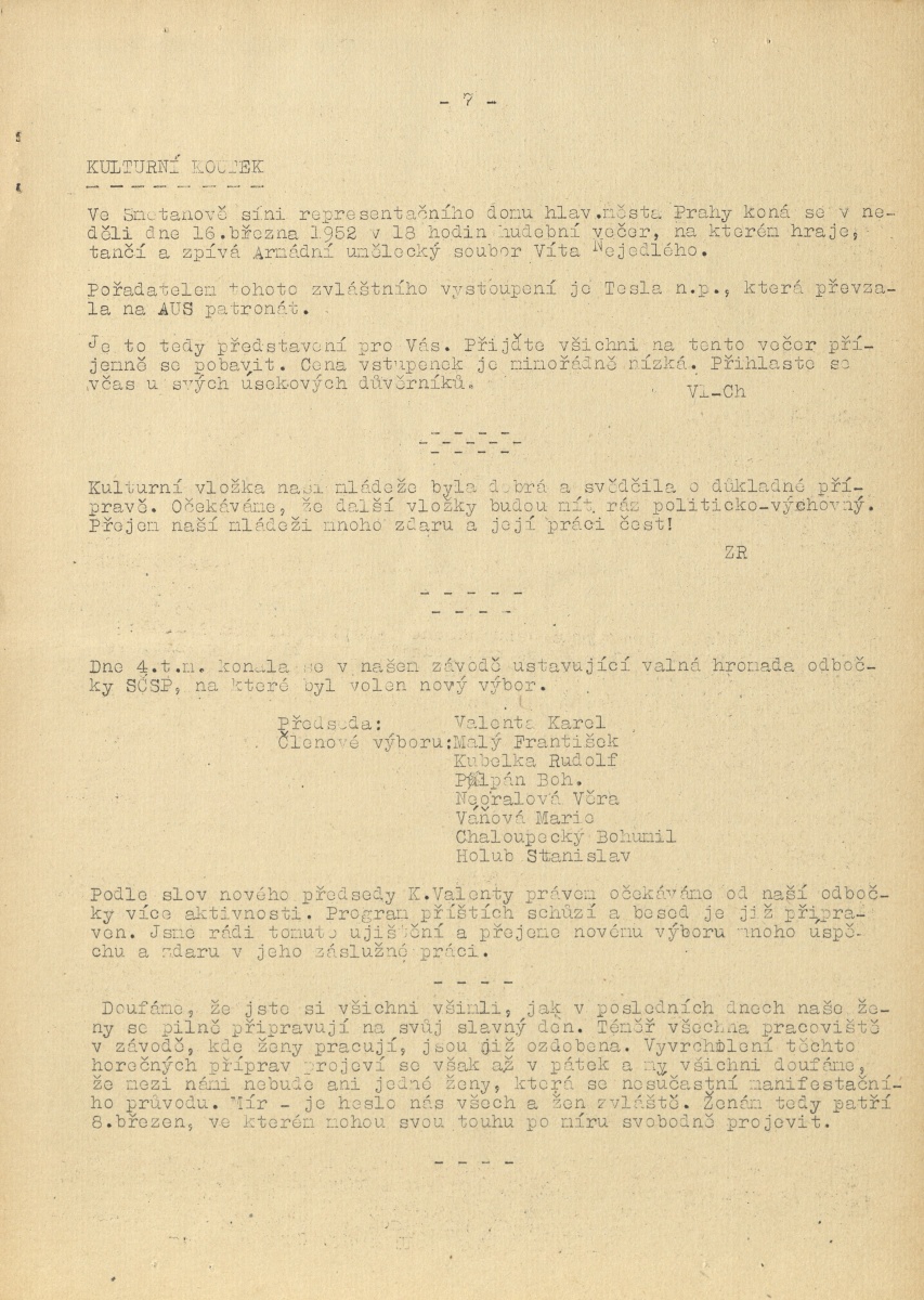Náhledový obrázek Zájmy Tesly, rok 1952, číslo 3 - 6