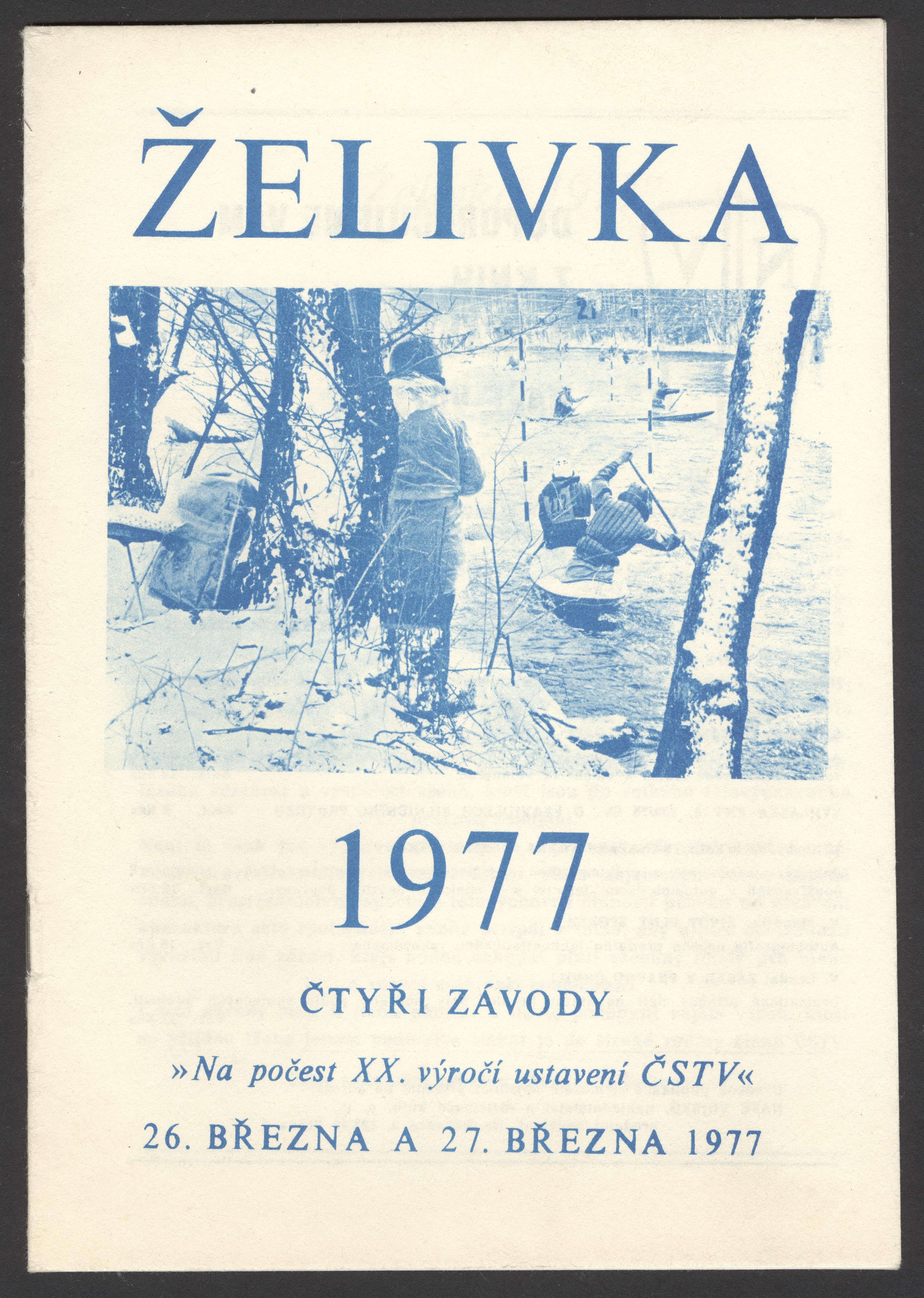 Náhledový obrázek Mezinárodní závody ve vodním slalomu a sjezdu. Želivka 1977 - 2