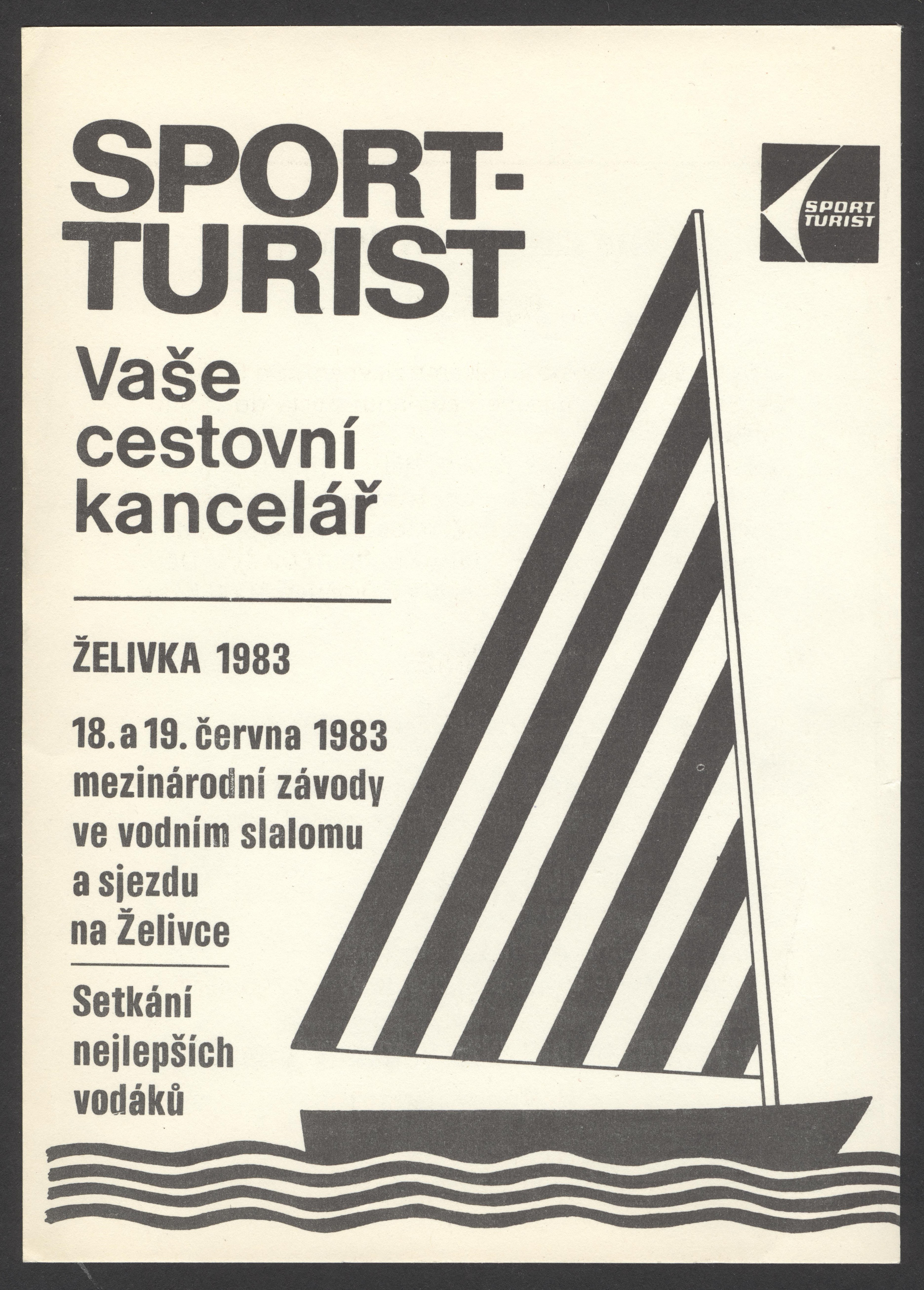 Náhledový obrázek Mezinárodní závody ve vodním slalomu a sjezdu. Želivka 1983 - 1