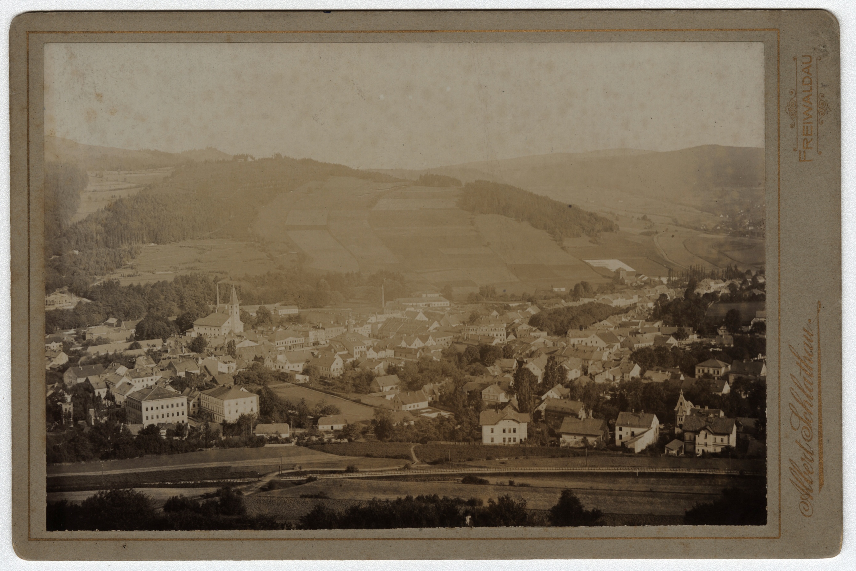 Náhledový obrázek Město Jeseník (čb. fotografie) - 1