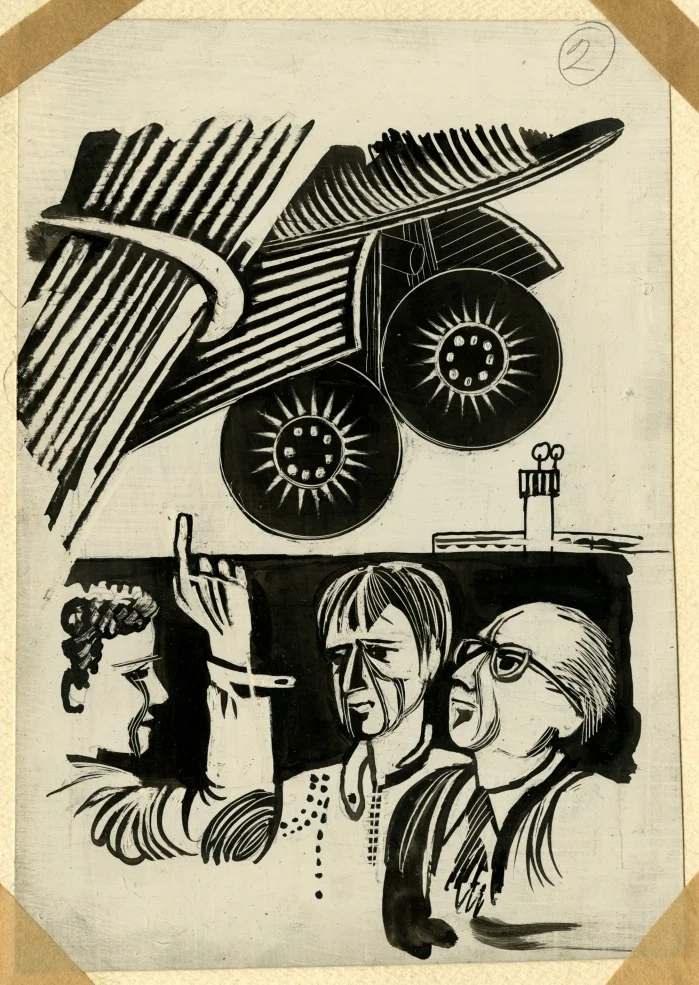 Náhledový obrázek předmětu Ilustrace - Pasažér je smrt