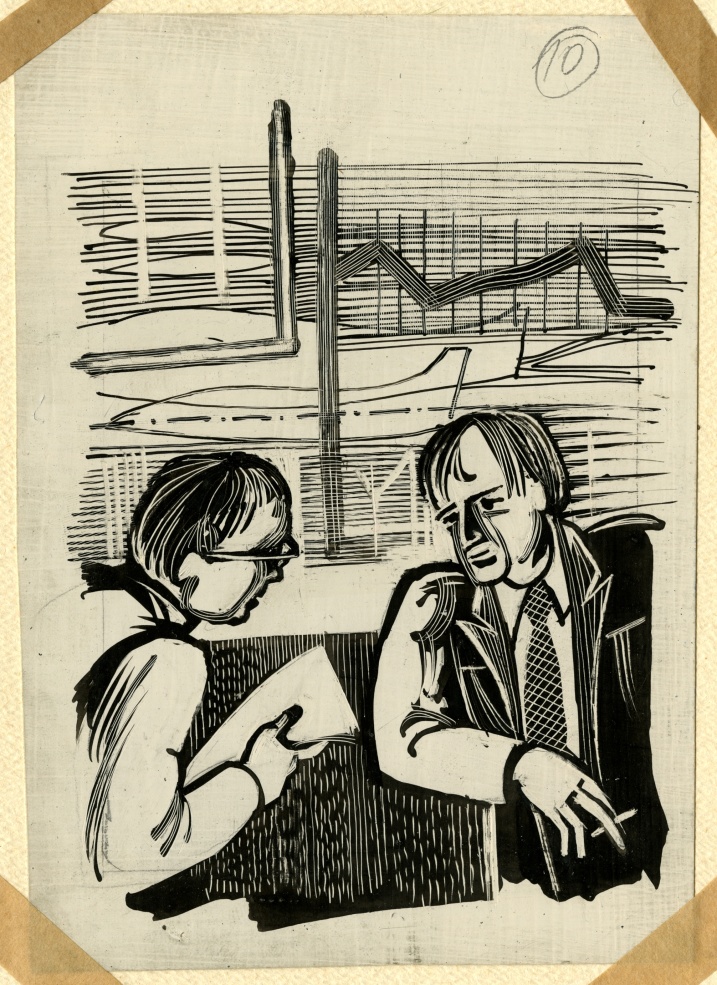Náhledový obrázek Nepoužitá ilustrace - Pasažér je smrt - 1