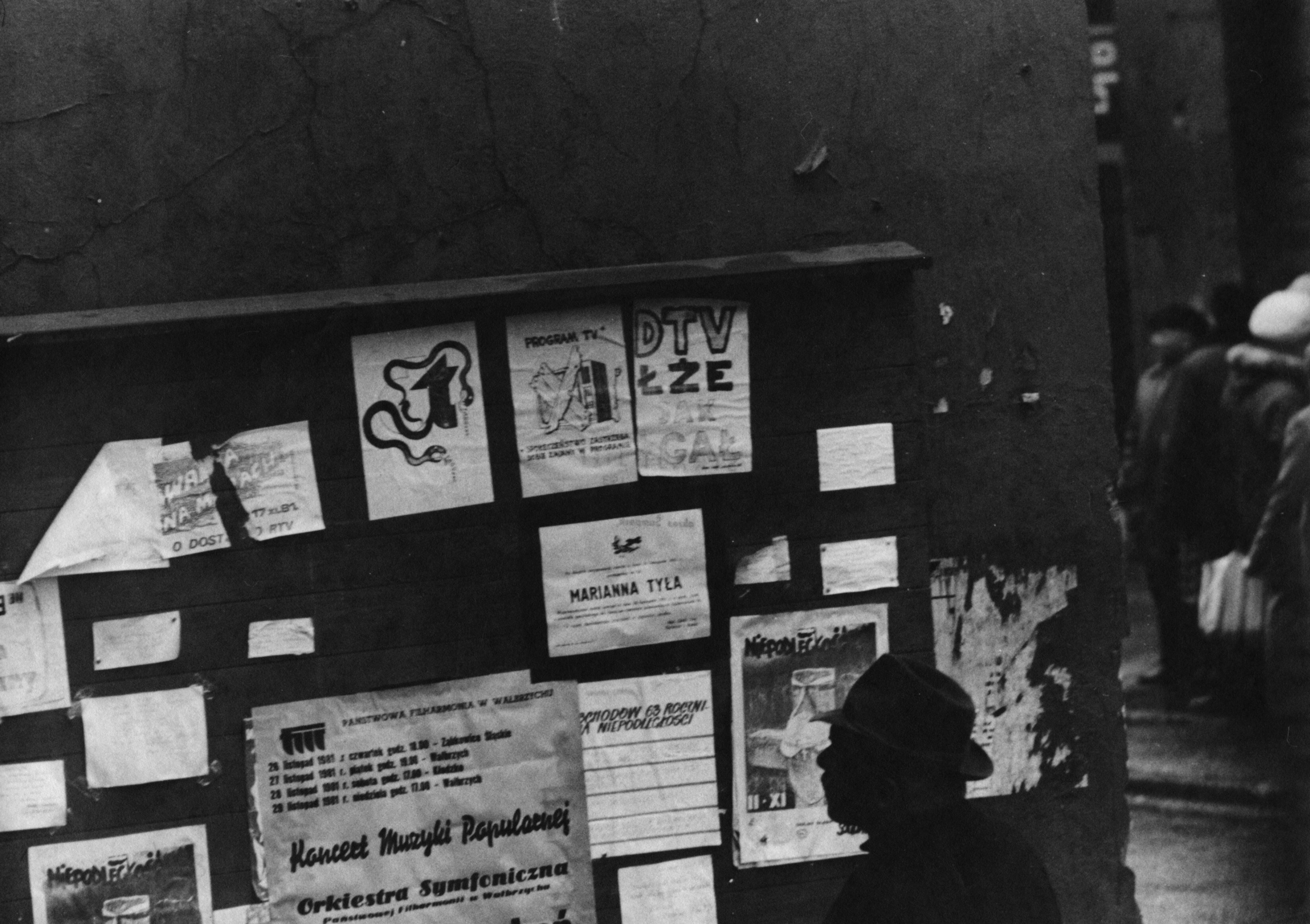 Náhledový obrázek Nisa v období protestů Solidarity (čb. fotografie) - 1