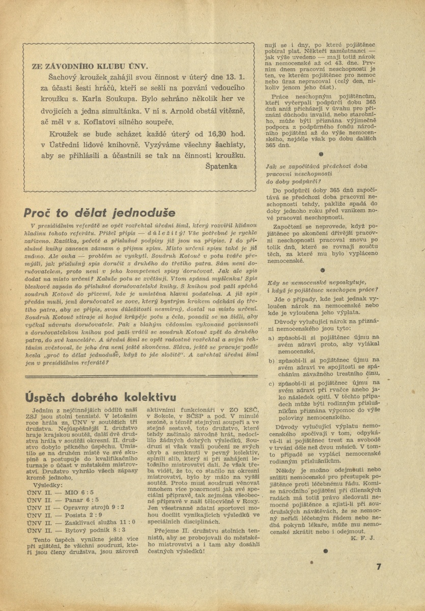 Náhledový obrázek Za socialistickou Prahu, rok 1953, číslo 1 - 7