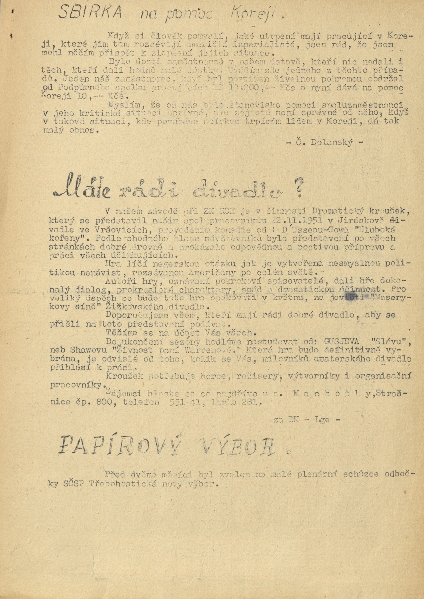 Náhledový obrázek Za socialistický výzkum, rok 1952, číslo 1 - 7