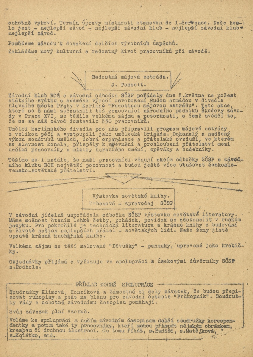Náhledový obrázek Závodní průkopník, rok 1949, číslo 1 - 14