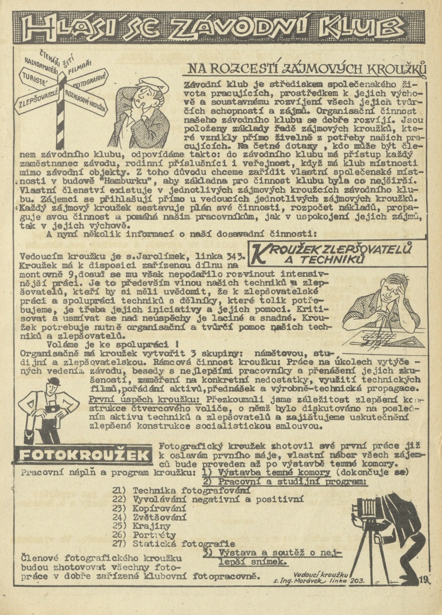 Náhledový obrázek Závodní průkopník, rok 1949, číslo 1 - 19
