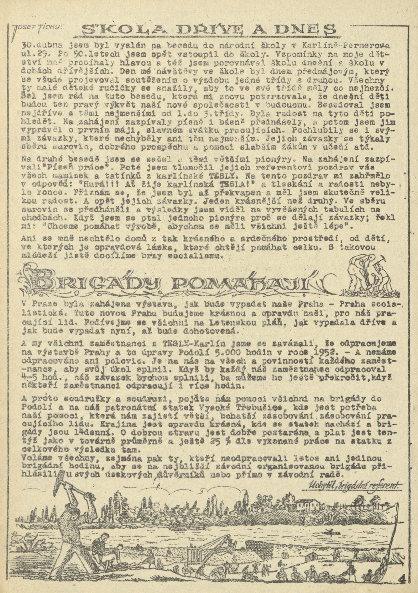 Náhledový obrázek Závodní průkopník, rok 1949, číslo 1 - 4