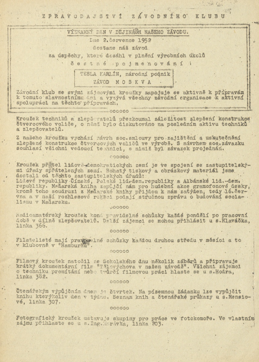 Náhledový obrázek Závodní průkopník, rok 1949, číslo 1 - 20