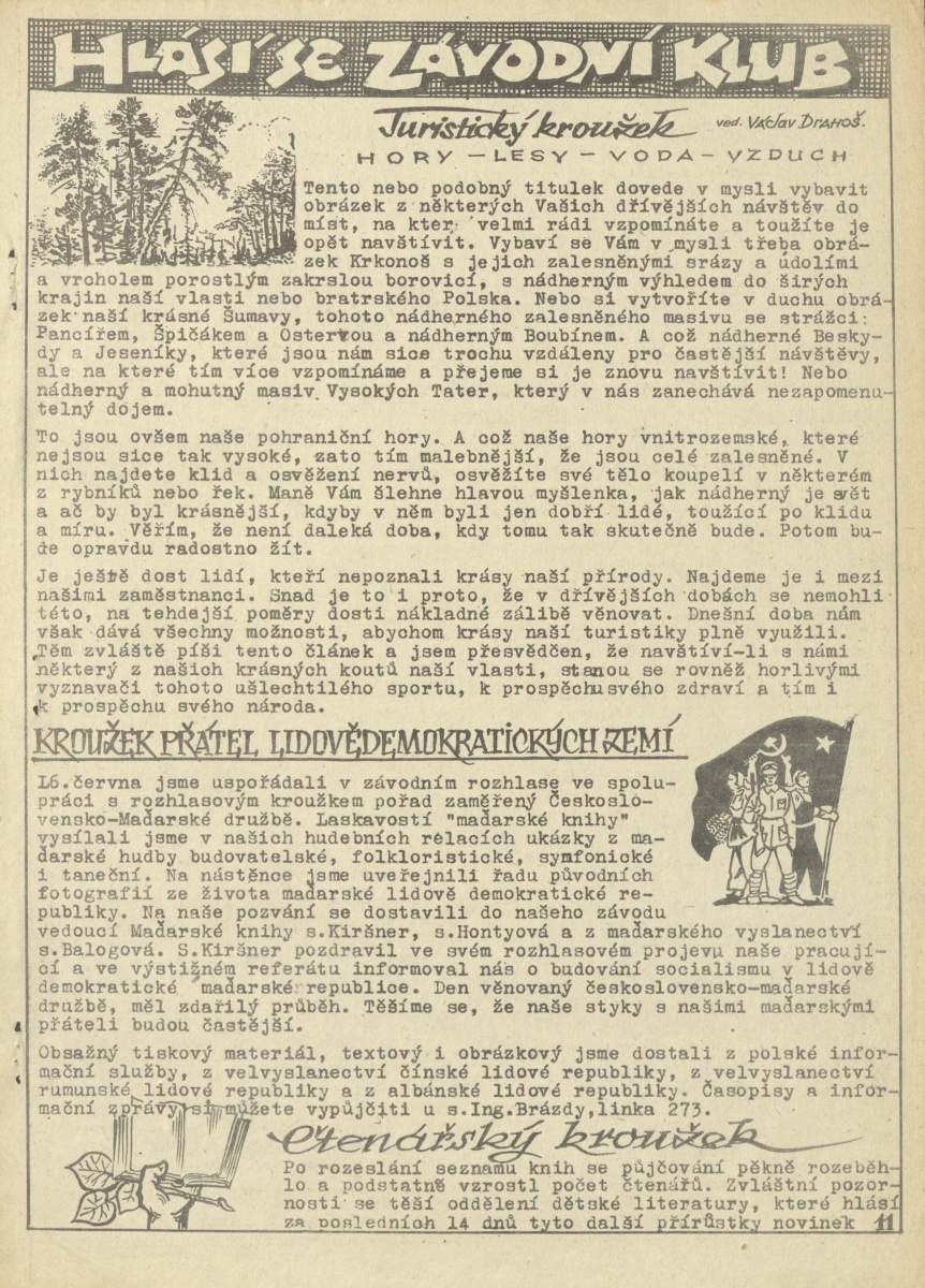 Náhledový obrázek Závodní průkopník, rok 1952, číslo 7 - 11