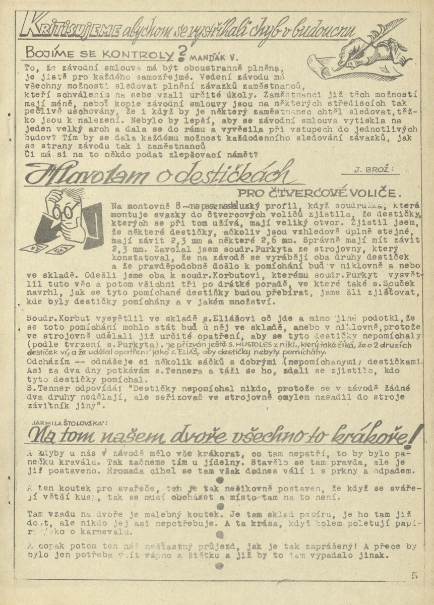Náhledový obrázek Závodní průkopník, rok 1952, číslo 7 - 5