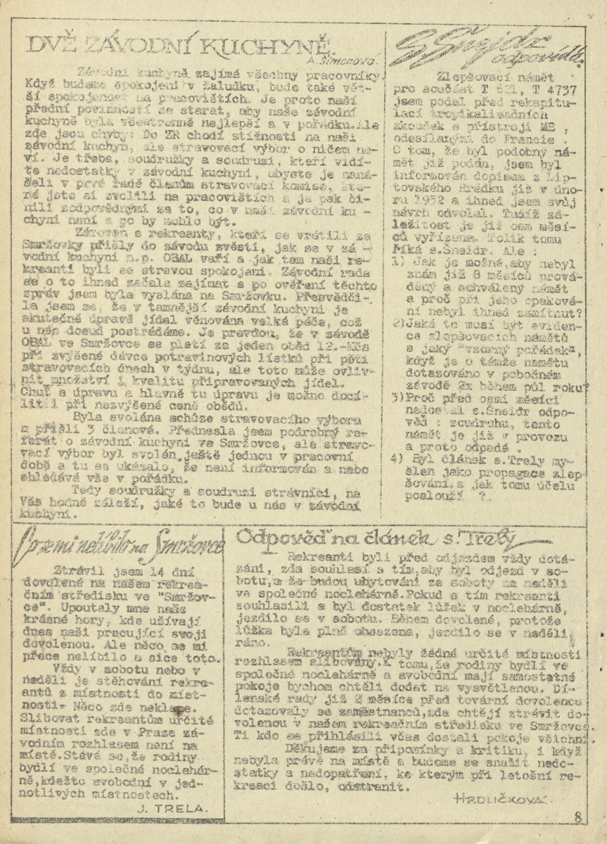 Náhledový obrázek Závodní průkopník, rok 1952, číslo 10 - 10