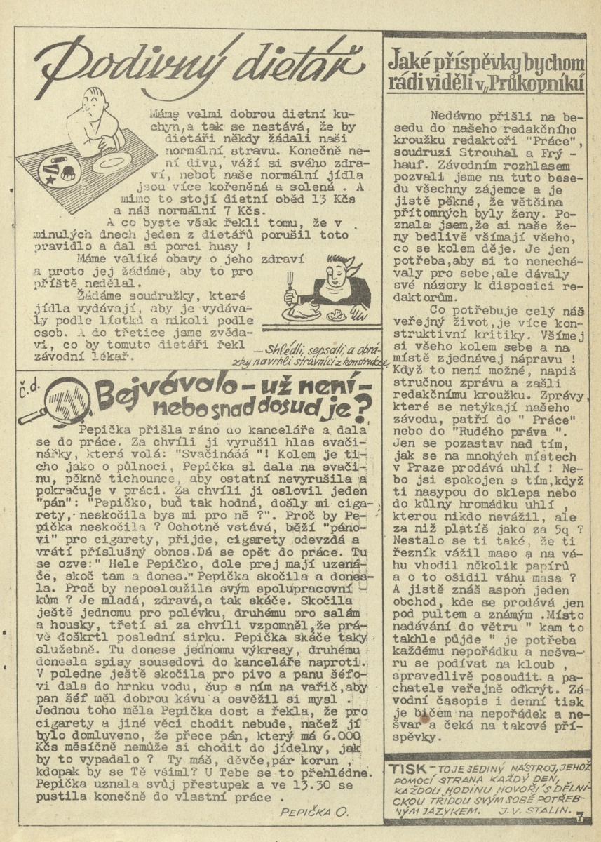 Náhledový obrázek Závodní průkopník, rok 1952, číslo 10 - 9