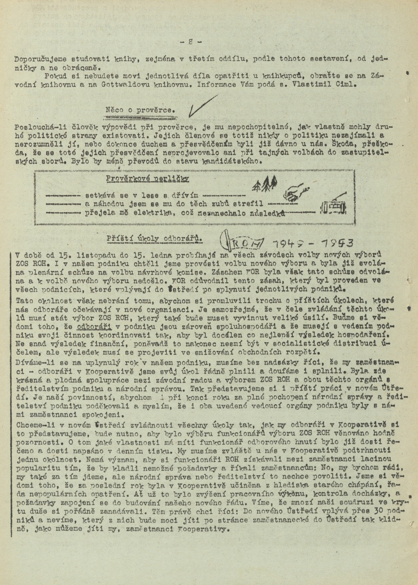 Náhledový obrázek Závodní zpravodaj, rok 1948, číslo 12 - 11