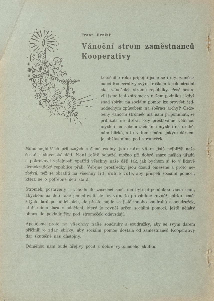 Náhledový obrázek Závodní zpravodaj, rok 1948, číslo 12 - 21