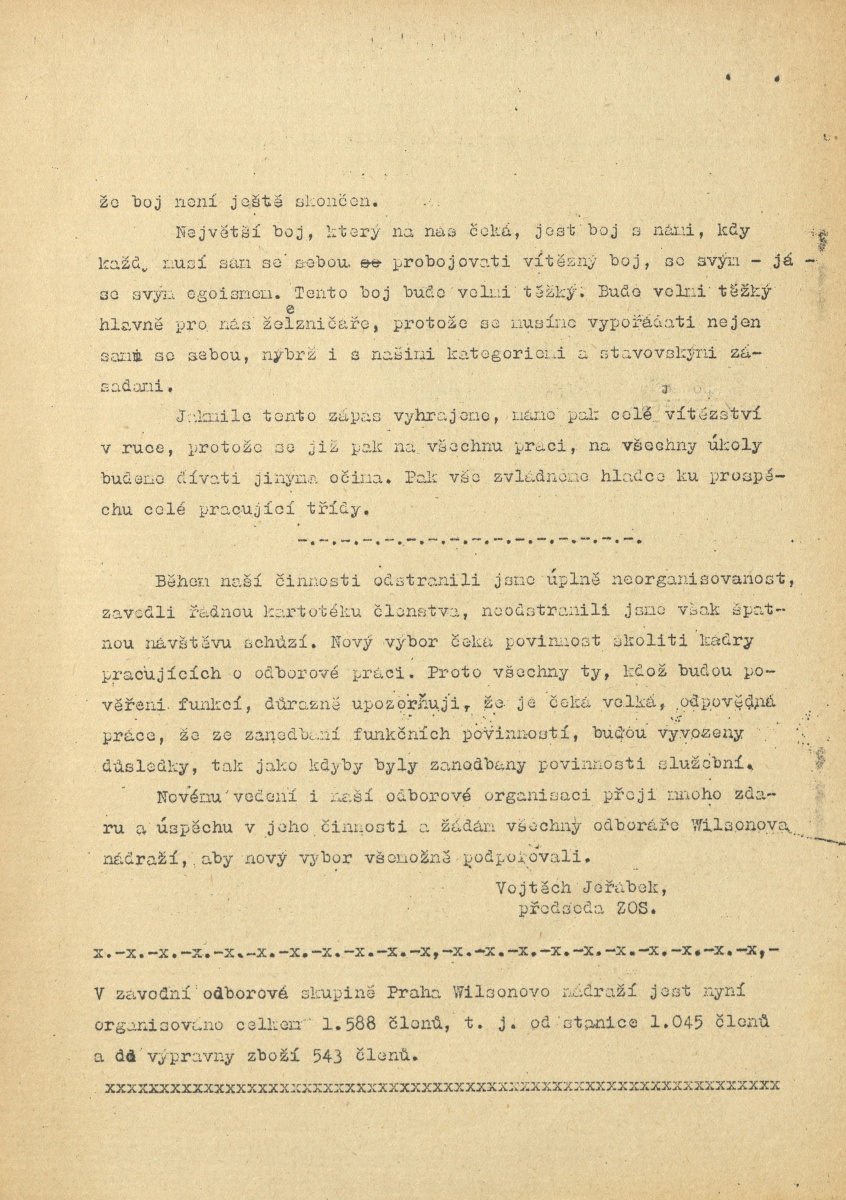 Náhledový obrázek Závodní zpravodaj zaměstnanců Wilsonova nádraží, rok 1948, číslo 25 - 2