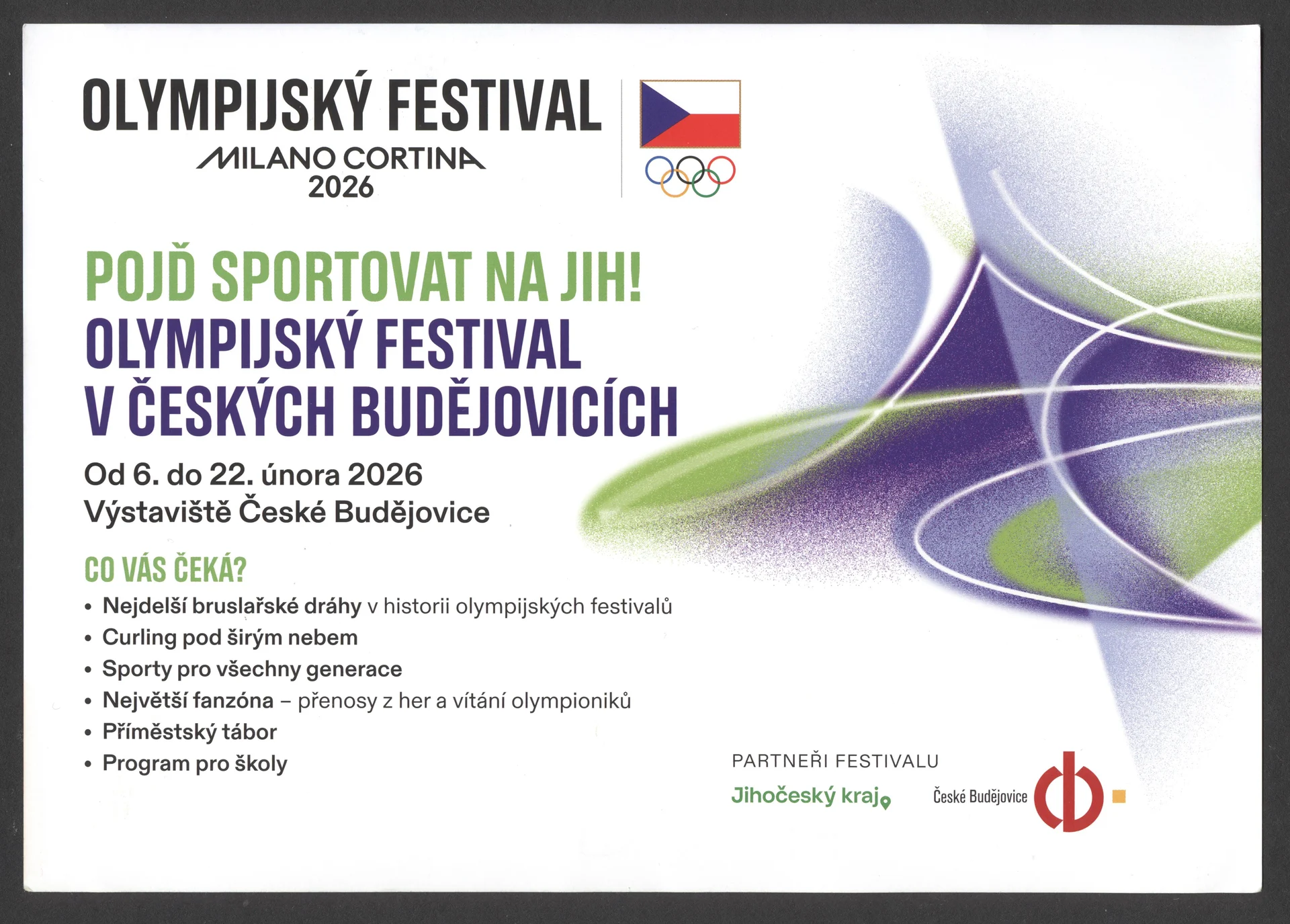 Náhledový obrázek předmětu Olympijský festival Milano Cortina. České Budějovice 2026