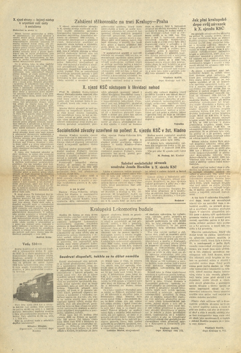 Náhledový obrázek Zelená ulice, rok 1954, číslo 6 - 2