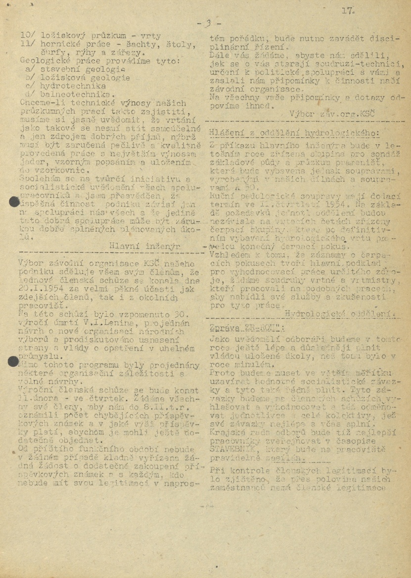 Náhledový obrázek Zemprůzkum, rok 1954, číslo 1 - 3