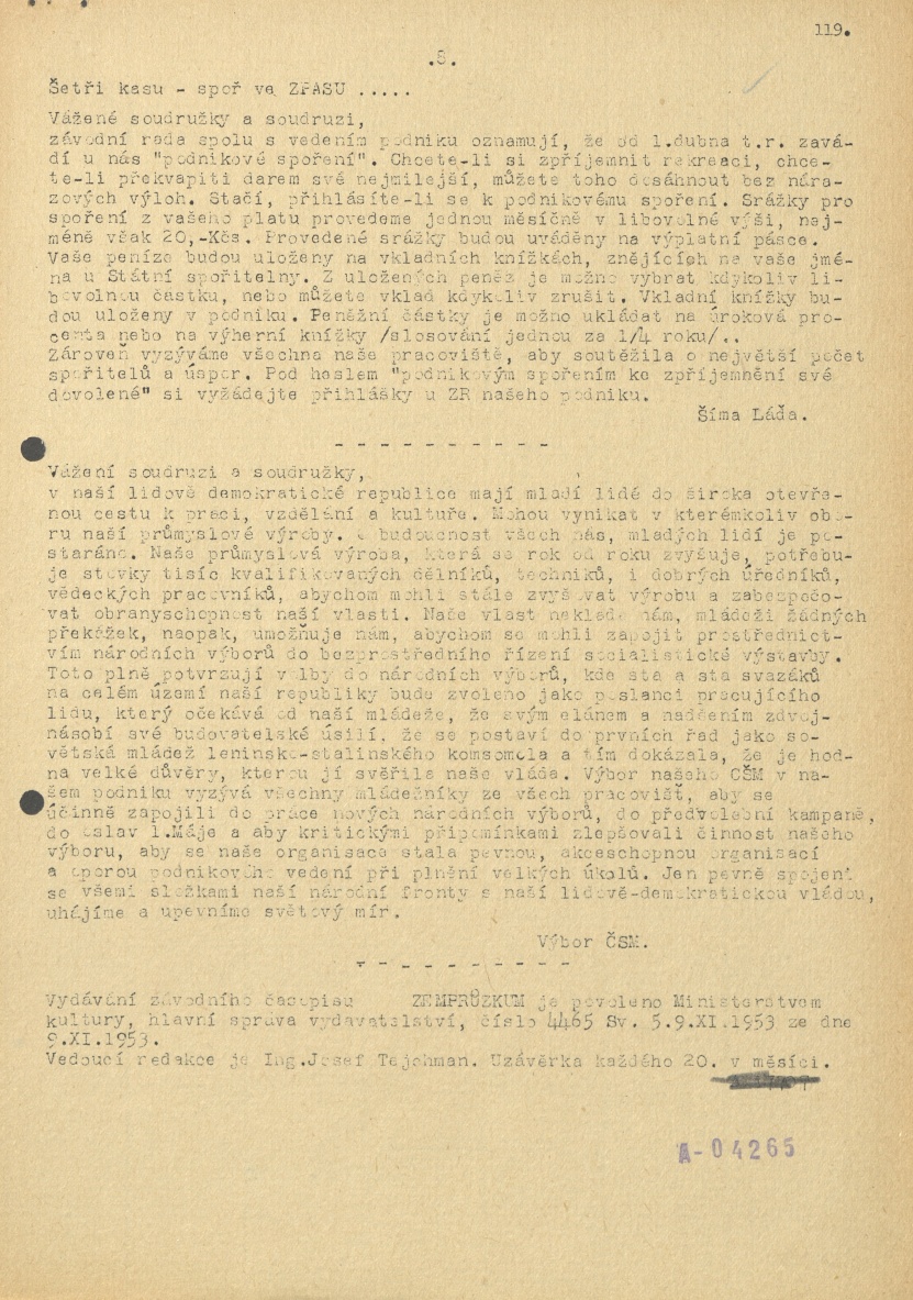 Náhledový obrázek Zemprůzkum, rok 1954, číslo 4 - 8