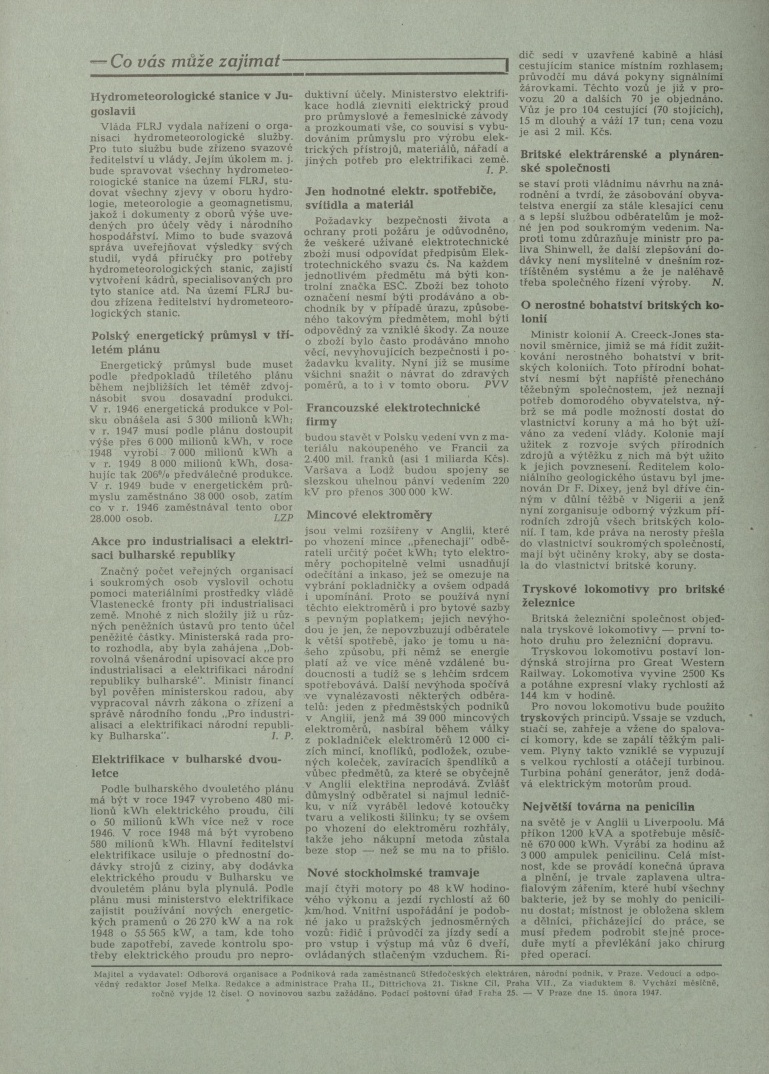 Náhledový obrázek Zkrat, rok 1947, číslo 2 - 20