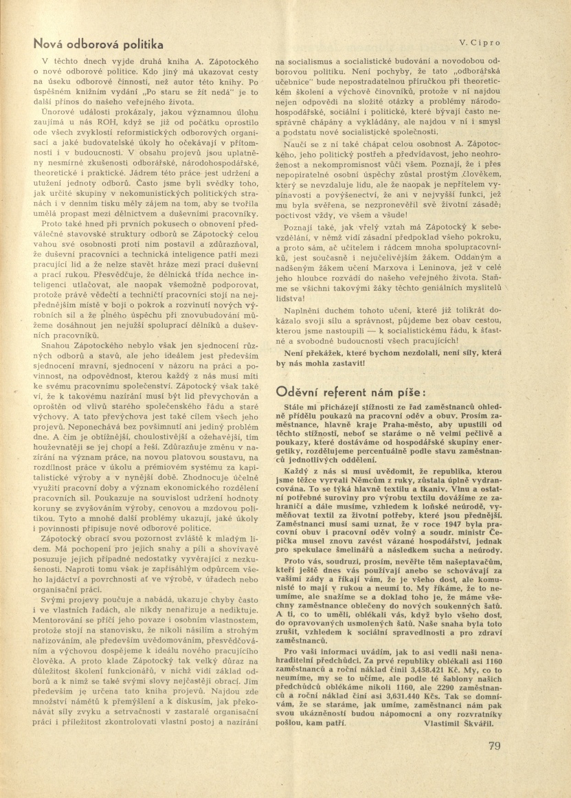 Náhledový obrázek Zkrat, rok 1948, číslo 6-7 - 19