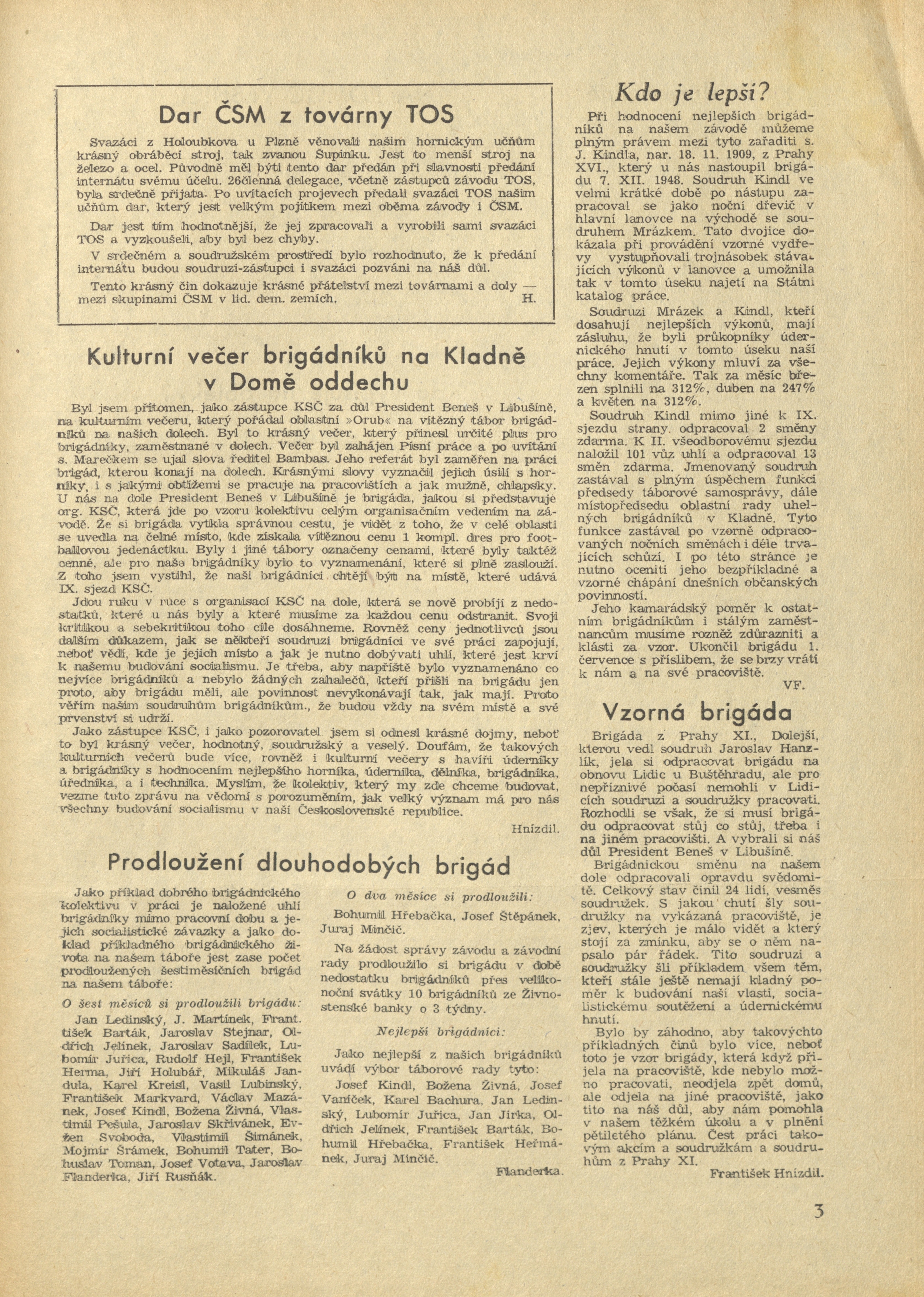 Náhledový obrázek Zlepšovatel, rok 1950, číslo 7 - 3