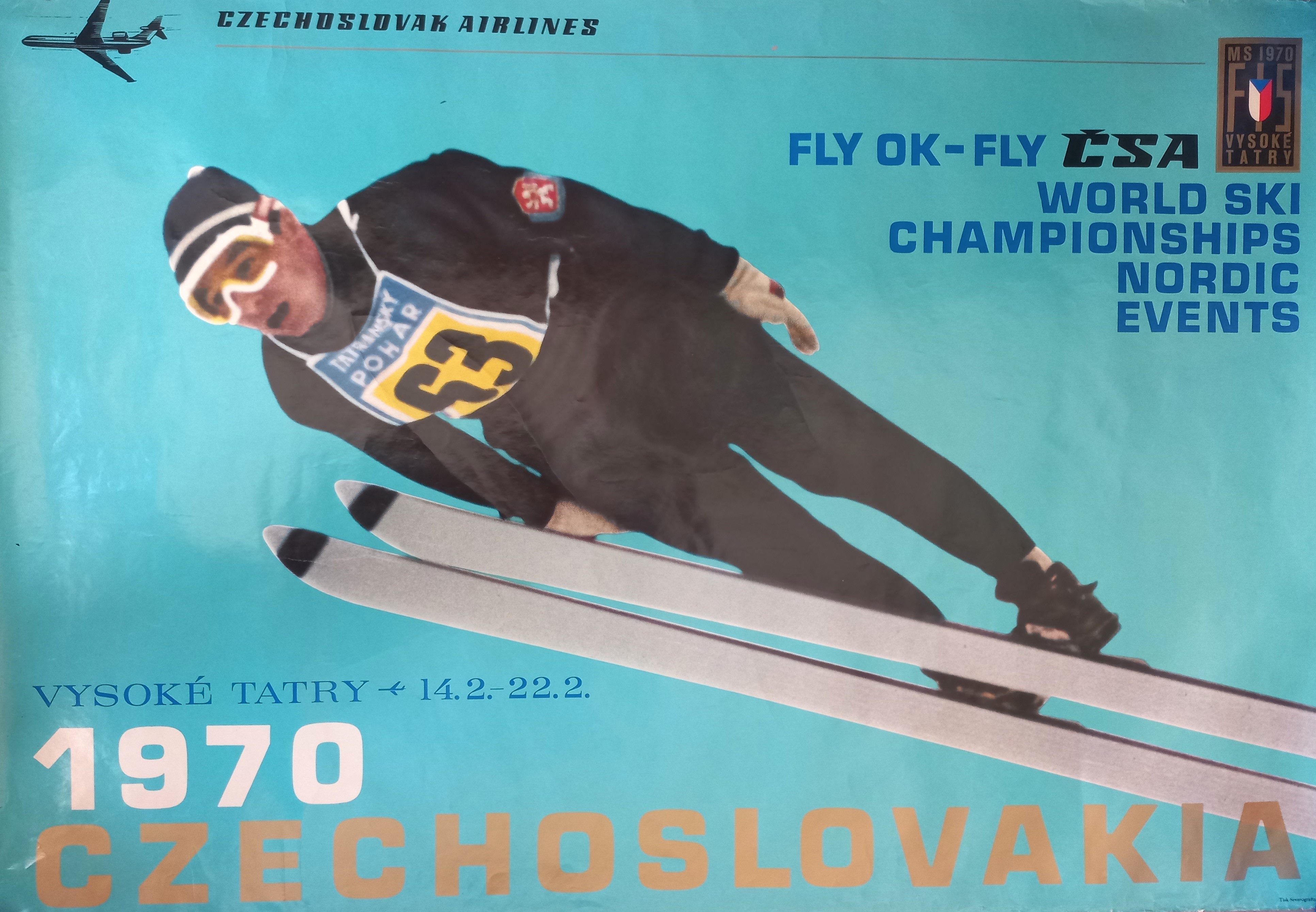 Náhledový obrázek Mistrovství světa v klasickém lyžování. Vysoké Tatry 1970 - 1
