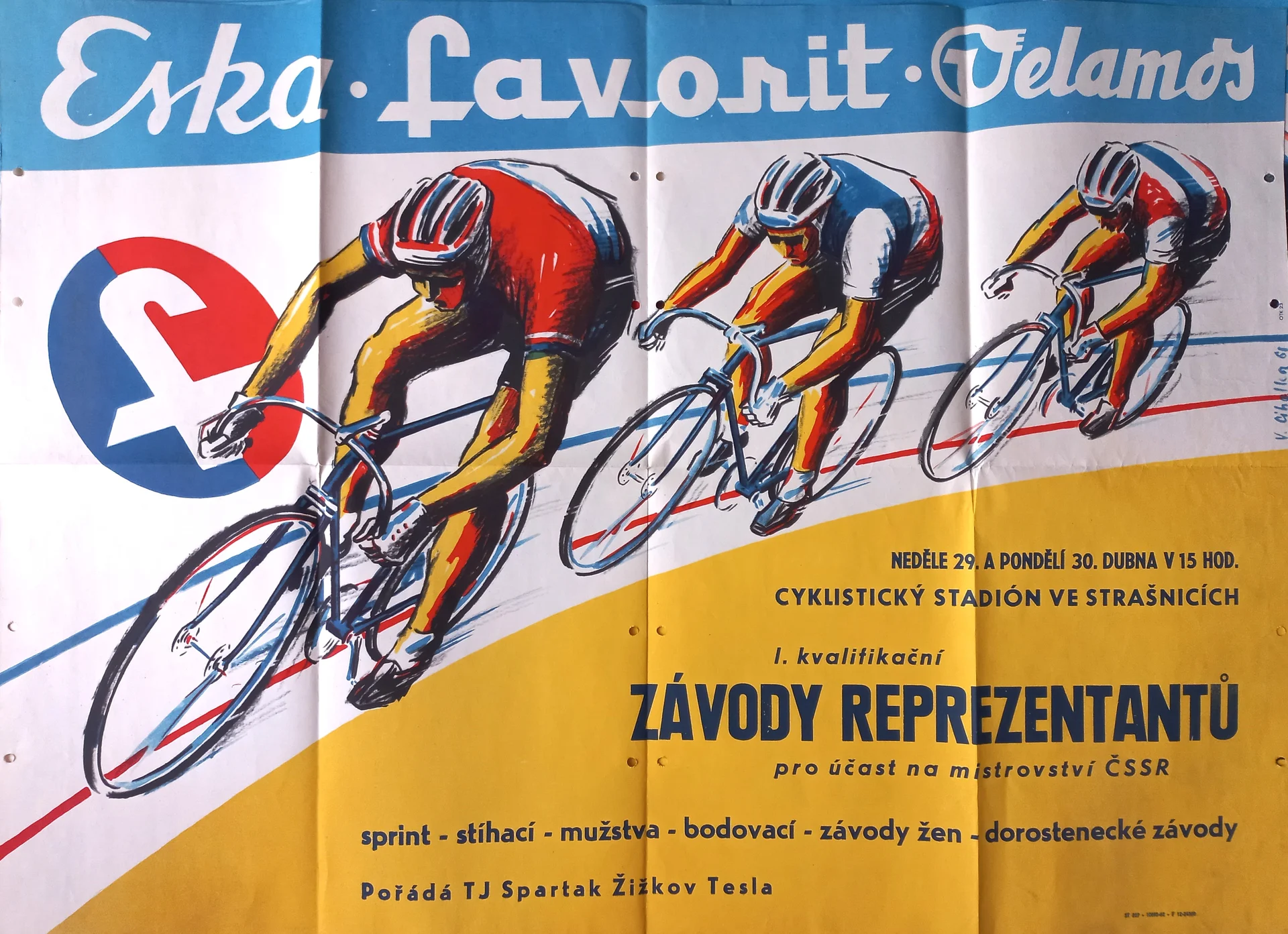 Náhledový obrázek předmětu Kvalifikační závody reprezentantů pro účast na mistrovství ČSSR